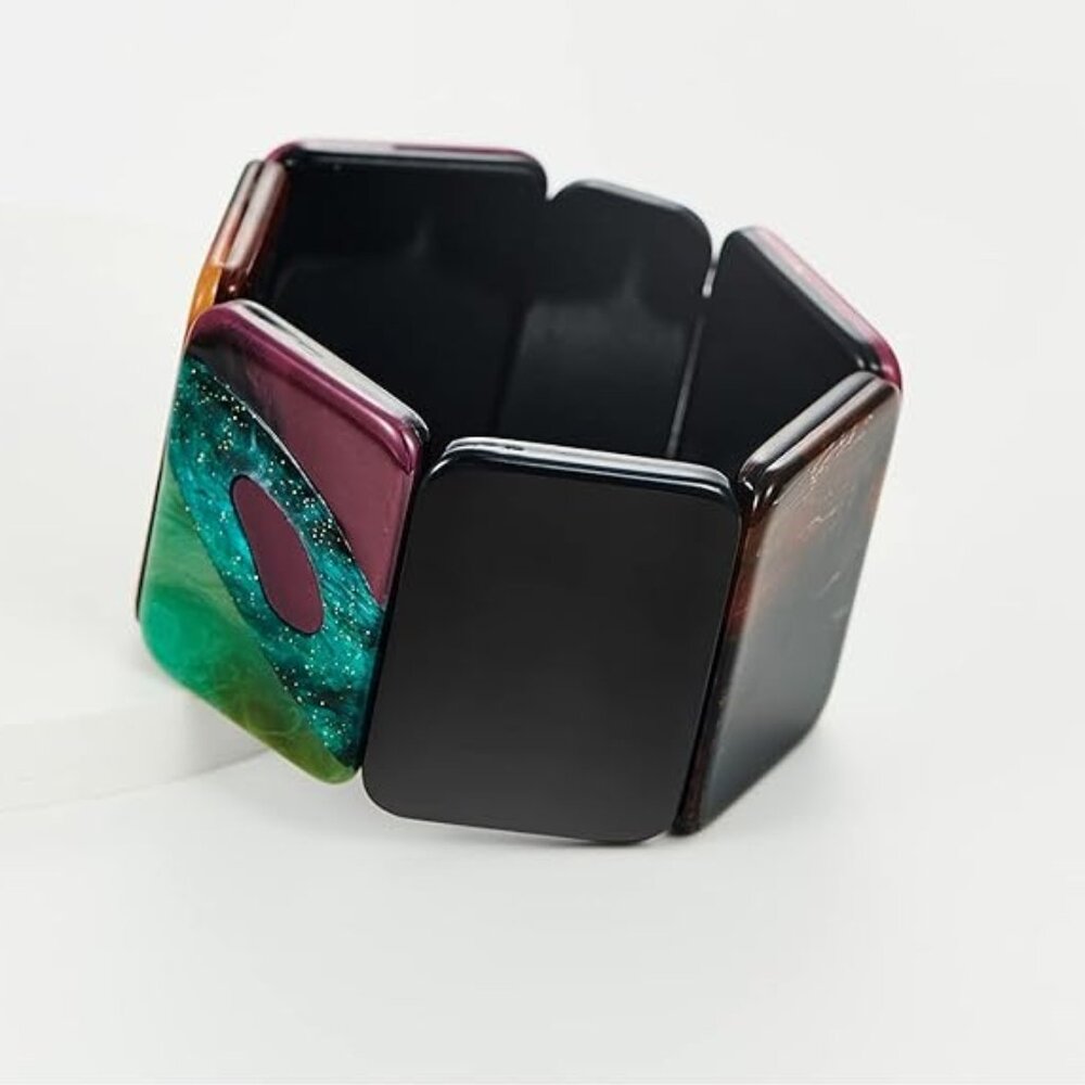 Tribe Chunky Statement Bangle Bracelet - image 4
